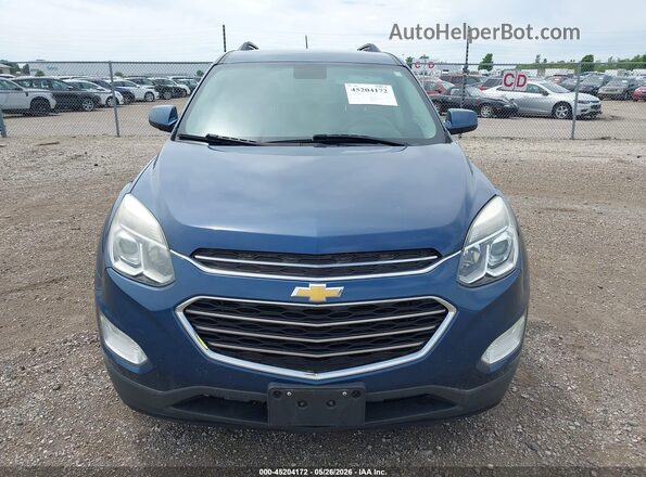 2GNALCEK1H6226243 2017 CHEVROLET EQUINOX Синий Вид щитка приборов