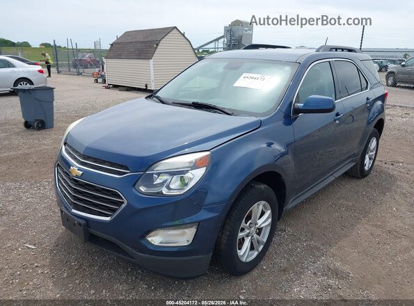 2GNALCEK1H6226243 2017 CHEVROLET EQUINOX Синий Передняя левая четверть