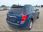 2017 Chevrolet Equinox Lt Синий vin: 2GNALCEK1H6226243