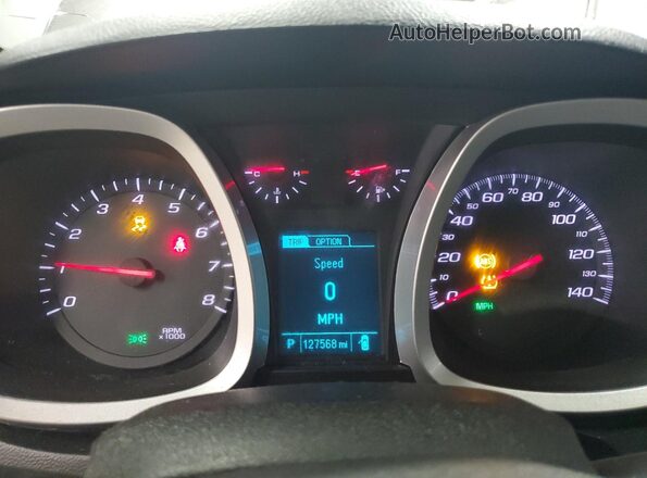 2GNALCEK2G6267804 2016 CHEVROLET EQUINOX Gray Widok zestawu wskaźników