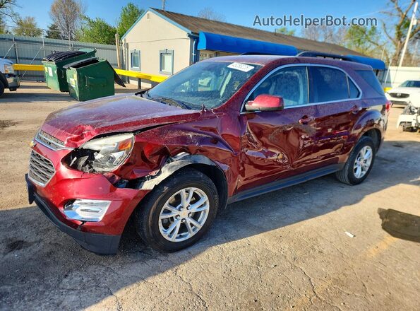 2GNALCEK2H1608858 2017 CHEVROLET EQUINOX Burgundy Przód lewy