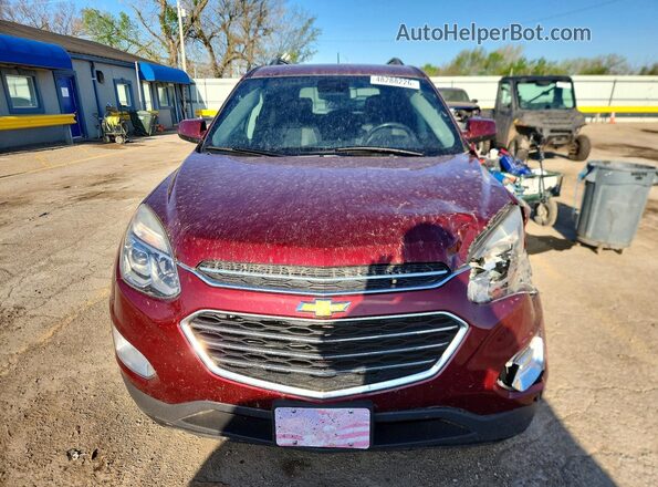 2GNALCEK2H1608858 2017 CHEVROLET EQUINOX Burgundy Widok z przodu