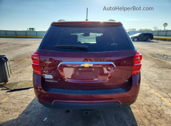 2GNALCEK2H1608858 2017 CHEVROLET EQUINOX Burgundy Widok z tyłu