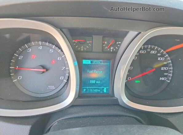 2GNALCEK2H1608858 2017 CHEVROLET EQUINOX Burgundy Widok zestawu wskaźników