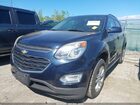 2016 Chevrolet Equinox Lt Синий vin: 2GNALCEK3G6341294