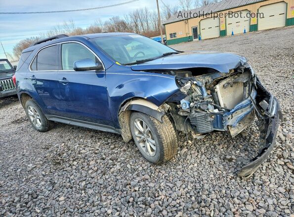 2GNALCEK3H6229290 2017 CHEVROLET EQUINOX Blue Delantero derecho