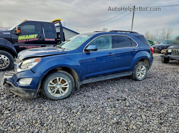 2GNALCEK3H6229290 2017 CHEVROLET EQUINOX Blue Vista tres cuartos delantera izquierda