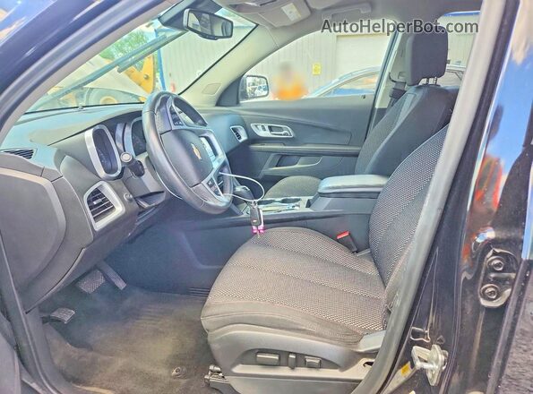 2GNALCEK3H6266422 2017 CHEVROLET EQUINOX Черный Вид салона спереди
