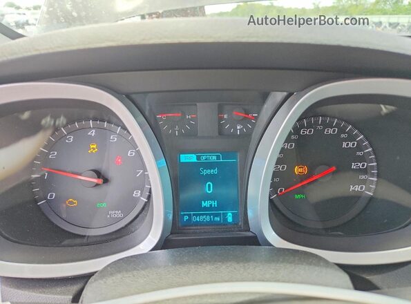 2GNALCEK3H6266422 2017 CHEVROLET EQUINOX Черный Вид щитка приборов