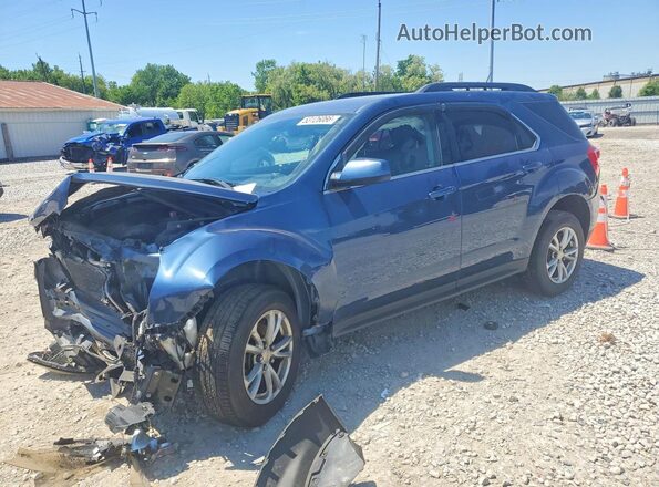 2GNALCEK4G6164531 2016 CHEVROLET EQUINOX Синий Передняя левая четверть