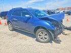2016 Chevrolet Equinox Lt Синий vin: 2GNALCEK4G6164531