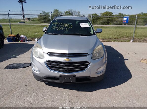 2GNALCEK4H1550395 2017 CHEVROLET EQUINOX Silver Widok zestawu wskaźników