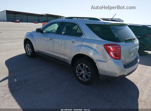 2GNALCEK4H1550395 2017 CHEVROLET EQUINOX Silver Tył lewy