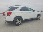 2016 Chevrolet Equinox Lt White vin: 2GNALCEK5G6291689