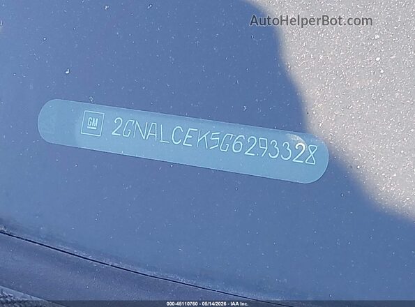 2GNALCEK5G6293328 2016 CHEVROLET EQUINOX Черный Вид подкапотного пространства