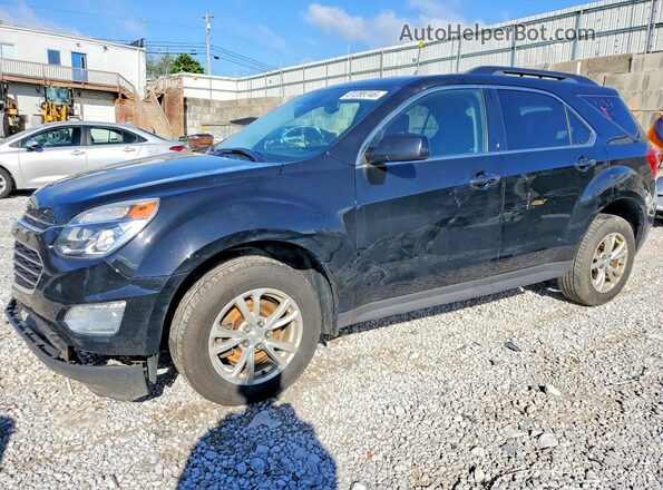 2GNALCEK5H1592252 2017 CHEVROLET EQUINOX Черный Передняя левая четверть