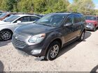 2016 Chevrolet Equinox Lt Черный vin: 2GNALCEK6G6155376