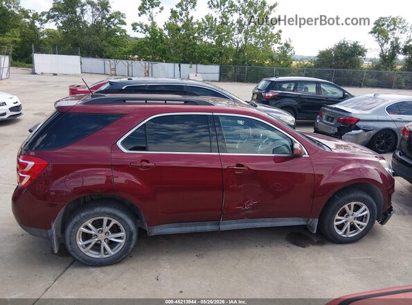 2GNALCEK6H1576299 2017 CHEVROLET EQUINOX Красный Вид задней части салона