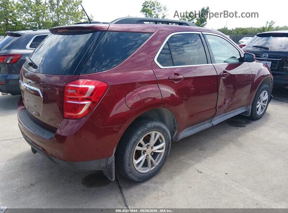 2GNALCEK6H1576299 2017 CHEVROLET EQUINOX Красный Задняя правая четверть
