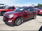 2017 Chevrolet Equinox Lt Красный vin: 2GNALCEK6H1576299