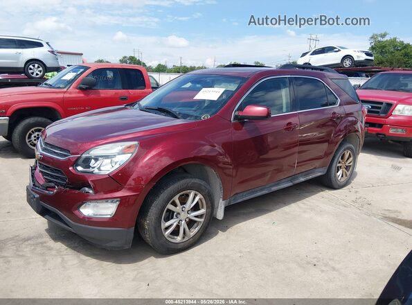 2GNALCEK6H1576299 2017 CHEVROLET EQUINOX Красный Передняя левая четверть
