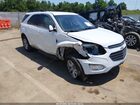2017 Chevrolet Equinox Lt White vin: 2GNALCEK7H1591331
