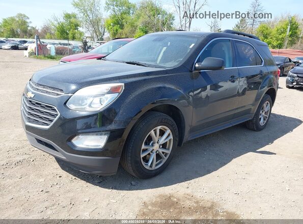 2GNALCEK8G6102176 2016 CHEVROLET EQUINOX Черный Передняя левая четверть