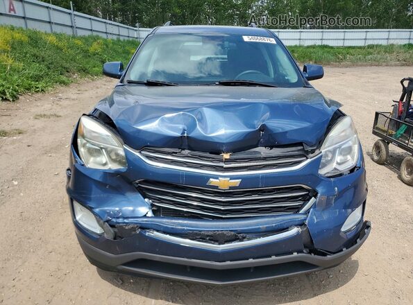 2GNALCEK8G6350783 2016 CHEVROLET EQUINOX Синий Вид спереди