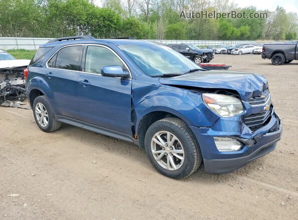 2GNALCEK8G6350783 2016 CHEVROLET EQUINOX Синий Передняя правая четверть