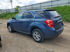 2016 Chevrolet Equinox Lt Синий vin: 2GNALCEK8G6350783