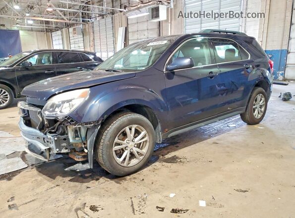 2GNALCEK8H1504567 2017 CHEVROLET EQUINOX Blue წინა მარცხენა ხედი სამი მეოთხედიდან