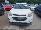 2017 Chevrolet Equinox Lt Белый vin: 2GNALCEK8H1542820