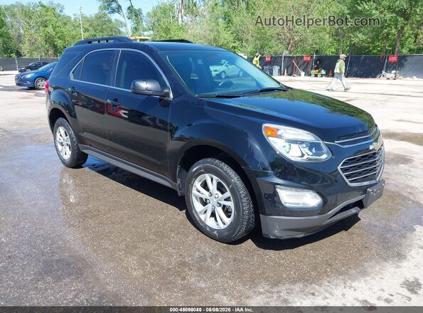 2GNALCEK9G1162951 2016 CHEVROLET EQUINOX Черный Передняя правая четверть