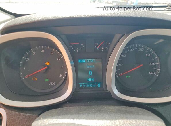 2GNALCEK9G6307151 2016 CHEVROLET EQUINOX Blue Instrument cluster view