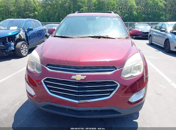 2GNALCEK9H1509924 2017 CHEVROLET EQUINOX Бордовый Вид спереди