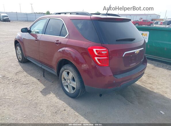2GNALCEKXG1155538 2016 CHEVROLET EQUINOX Бордовый Задняя левая четверть