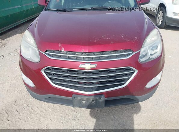 2GNALCEKXG1155538 2016 CHEVROLET EQUINOX Бордовый Вид щитка приборов