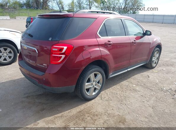 2GNALCEKXG1155538 2016 CHEVROLET EQUINOX Бордовый Задняя правая четверть