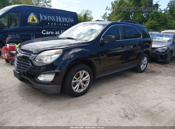 2GNALCEKXG6135437 2016 CHEVROLET EQUINOX Черный Передняя левая четверть