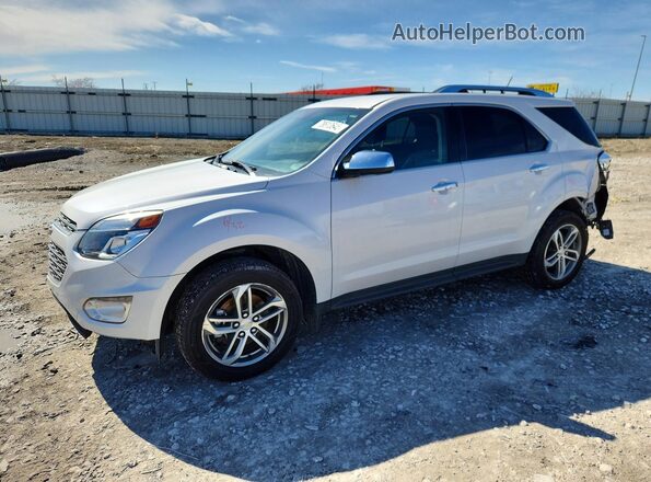 2GNALDEKXH1527595 2017 CHEVROLET EQUINOX White Vista tres cuartos delantera izquierda