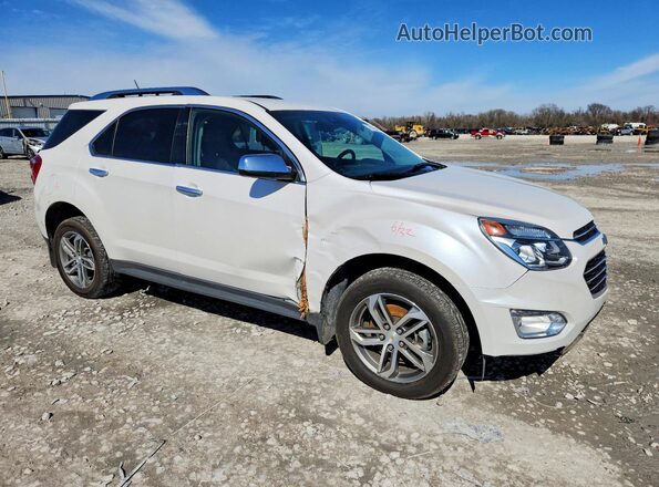 2GNALDEKXH1527595 2017 CHEVROLET EQUINOX White Delantero derecho