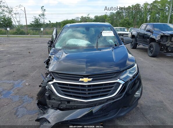 2GNAXHEV6J6264875 2018 CHEVROLET EQUINOX Черный Вид щитка приборов