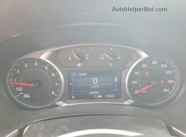 2GNAXJEV2L6181664 2020 CHEVROLET EQUINOX Серый Вид щитка приборов