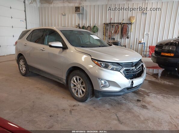2GNAXJEV7J6236459 2018 CHEVROLET EQUINOX Серебряный Передняя правая четверть