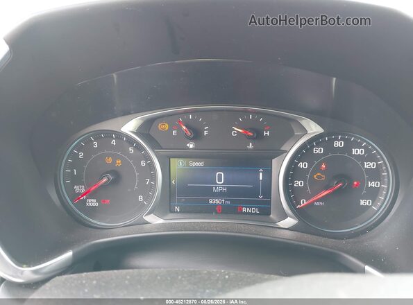 2GNAXJEV8L6257565 2020 CHEVROLET EQUINOX Белый Вид задних сидений