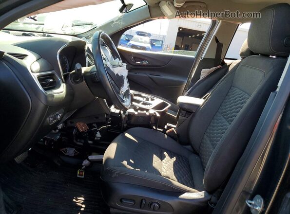 2GNAXJEV9J6273870 2018 CHEVROLET EQUINOX Черный Вид салона спереди