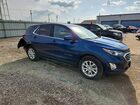 2020 Chevrolet Equinox Lt Синий vin: 2GNAXJEV9L6154087