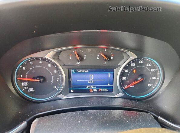 2GNAXLEX6L6203517 2020 CHEVROLET EQUINOX Gray Widok zestawu wskaźników
