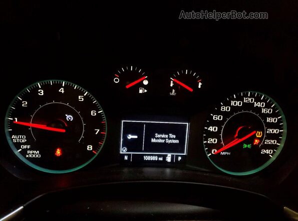 2GNAXSEV0K6198404 2019 CHEVROLET EQUINOX Tan Instrument cluster view