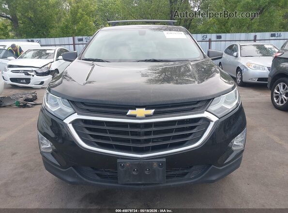2GNAXSEV3J6249246 2018 CHEVROLET EQUINOX Black ხელსაწყოთა პანელის ხედი